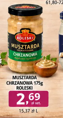 Musztarda chrzanowa Roleski promocja w emma MARKET