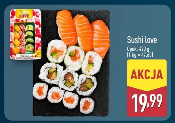 Sushi love promocja w Aldi