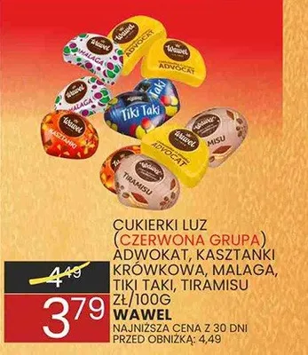Cukierki Adwokat promocja w Wafelek