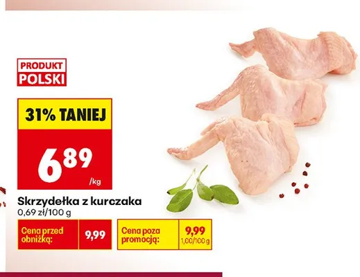 Skrzydełka z kurczaka promocja w Biedronka