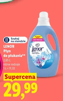 Płyn do płukania Lenor promocja w Lidl