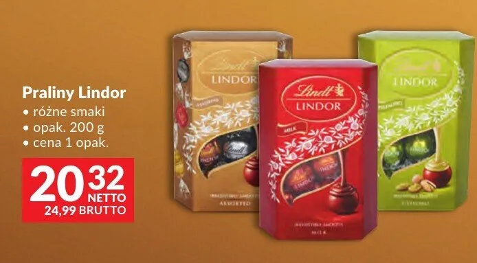 Praliny Lindor promocja w Makro