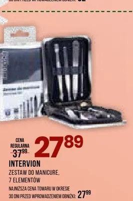 Zestaw do manicure INTERVION promocja w Drogerie Natura