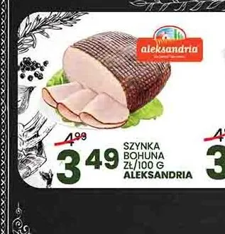 Szynka Bohuna Aleksandria promocja w Wafelek