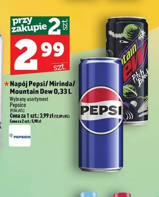 Napój gazowany Mirinda promocja w TOPAZ