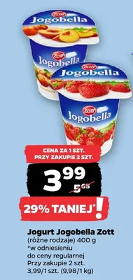 Jogurt różne rodzaje promocja w Netto