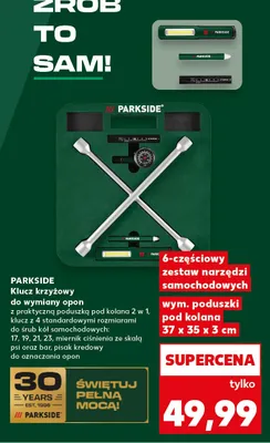 Klucz krzyżowy do wymiany opon Parkside promocja w Kaufland