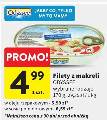 Filety z makreli promocja w Intermarche