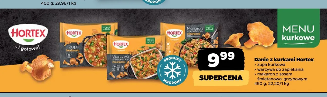 Warzywa do zapiekania z kurkami Hortex promocja w Netto