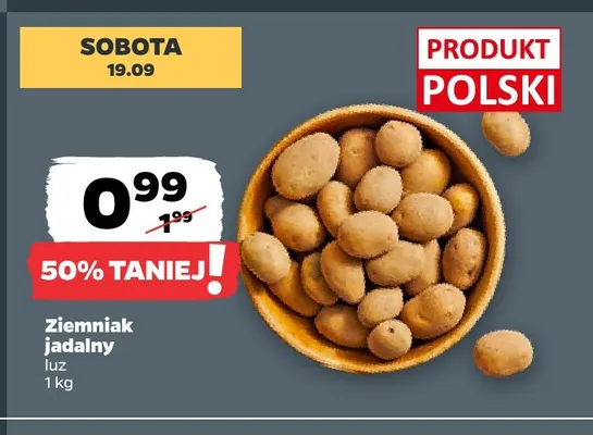 Ziemniaki jadalne promocja w Netto