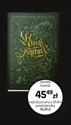 Książka Kwiat Paproci oprawa twarda promocja w Empik