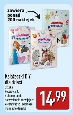 Książeczki DIY dla dzieci promocja w Aldi