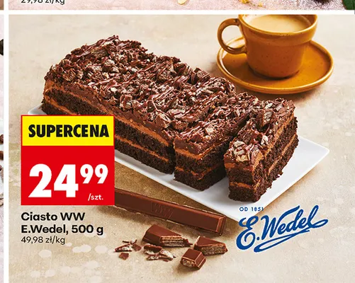 Ciasto WW E.Wedel promocja w Biedronka