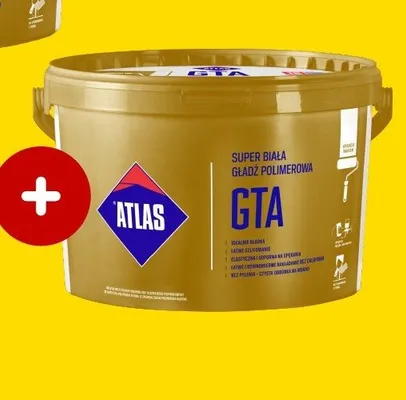 Gotowa gładź polimerowa Atlas GTA promocja w Castorama