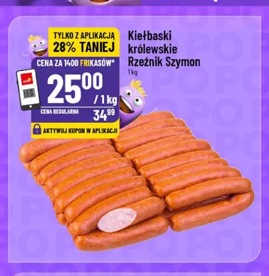 Kiełbaski królewskie Rzeźnik Szymon promocja w POLOmarket