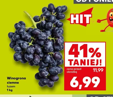 Winogrona ciemne promocja w Kaufland