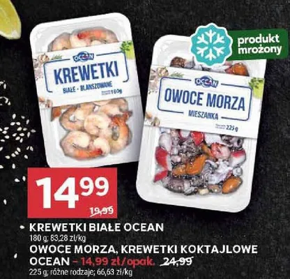 Krewetki białe Ocean promocja w Stokrotka