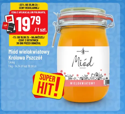 Miód wielokwiatowy Królowa Pszczół promocja w POLOmarket