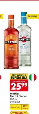 Wermut Martini Fiero promocja w Biedronka