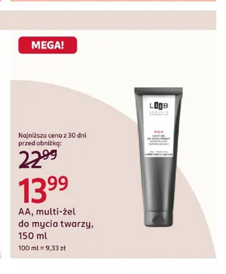 Multi-żel do mycia twarzy AA promocja w Rossmann