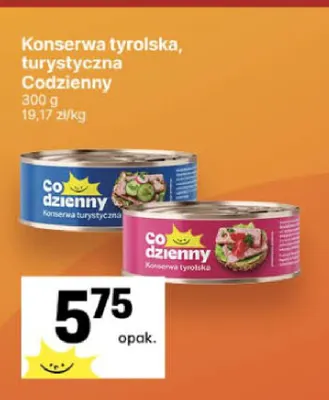Konserwa tyrolska Codzienny promocja w Delikatesy Centrum