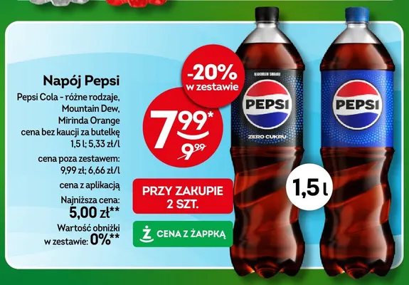 Napój gazowany Mirinda Orange promocja w Żabka