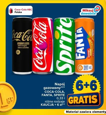Napój gazowany Sprite promocja w Carrefour