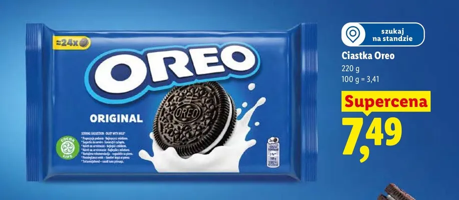 Ciastka Oreo Original promocja w Lidl