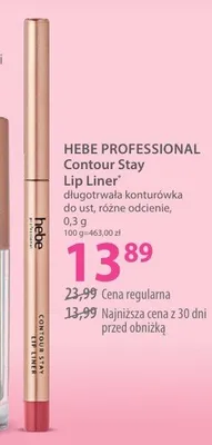Długotrwała konturówka do ust Hebe Professional Contour Stay Lip Liner promocja w Hebe