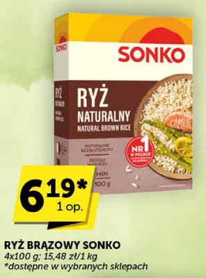 Ryż brązowy Sonko naturalny promocja w Euro Sklep