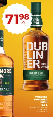 Whiskey Dubliner Irish promocja w Duży Ben