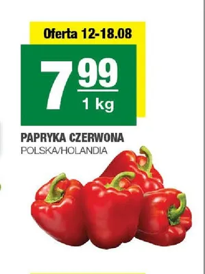 Papryka czerwona promocja w SPAR