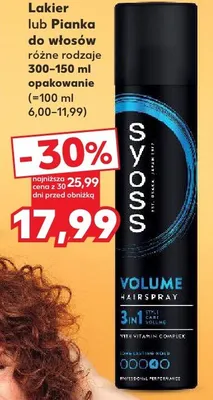 Pianka do włosów różne rodzaje promocja w Kaufland