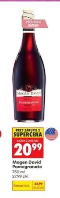 Wino Mogen David Pomegranate promocja w Biedronka