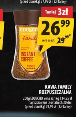 Kawa Family rozpuszczalna Eduscho promocja w Arhelan
