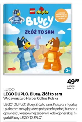 Książka LEGO DUPLO Bluey. Złóż to sam promocja w Empik