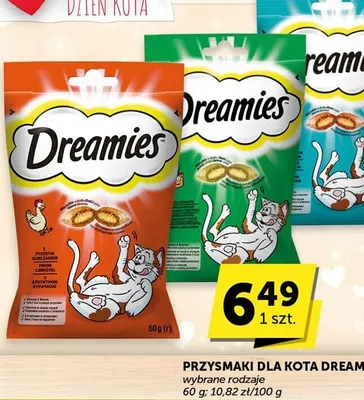 Przysmaki dla kota Dreamies promocja w Euro Sklep