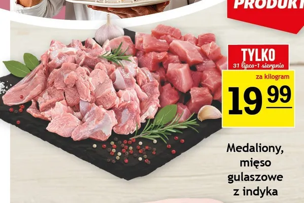 Medaliony mięso gulaszowe z indyka promocja w Gram Market