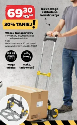 Wózek transportowy promocja w Netto
