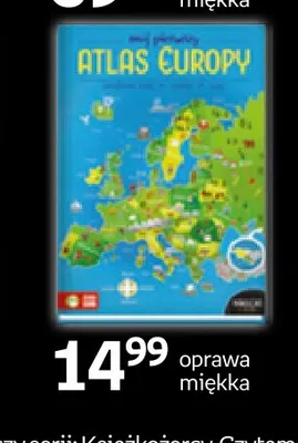 Książka Atlas Europy oprawa miękka promocja w Empik