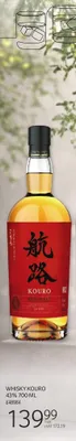 Whisky KOURO 43% 700 ML promocja w Selgros