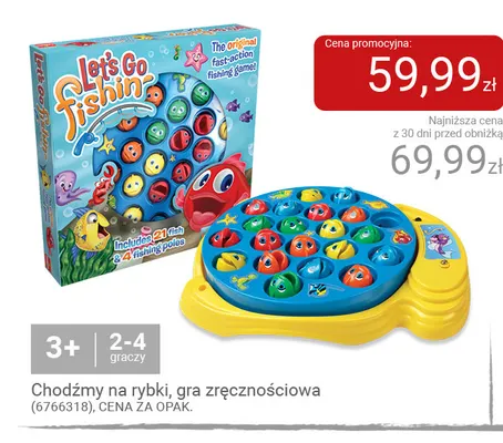 Chodźmy na rybki gra zręcznościowa promocja w Smyk