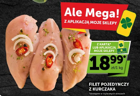 Filet pojedynczy z kurczaka promocja w Euro Sklep