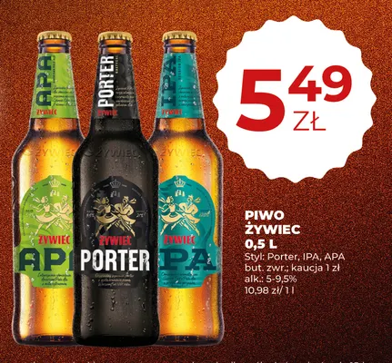 Piwo Żywiec IPA promocja w Duży Ben