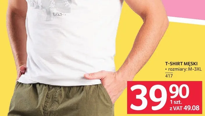 T-shirt męski promocja w Selgros