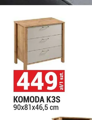 Komoda K3S Indygo promocja w Merkury Market