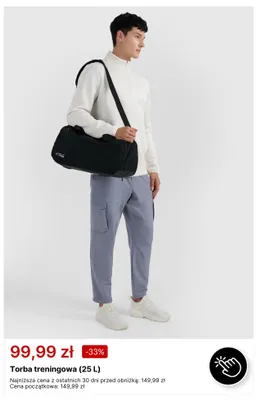 Torba treningowa 25 l promocja w 4F