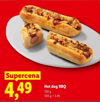 Hot dog BBQ promocja w Lidl