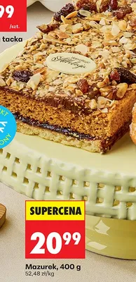 Ciasto Mazurek 400 g promocja w Biedronka
