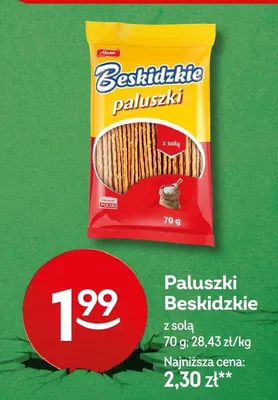 Paluszki z solą promocja w Żabka